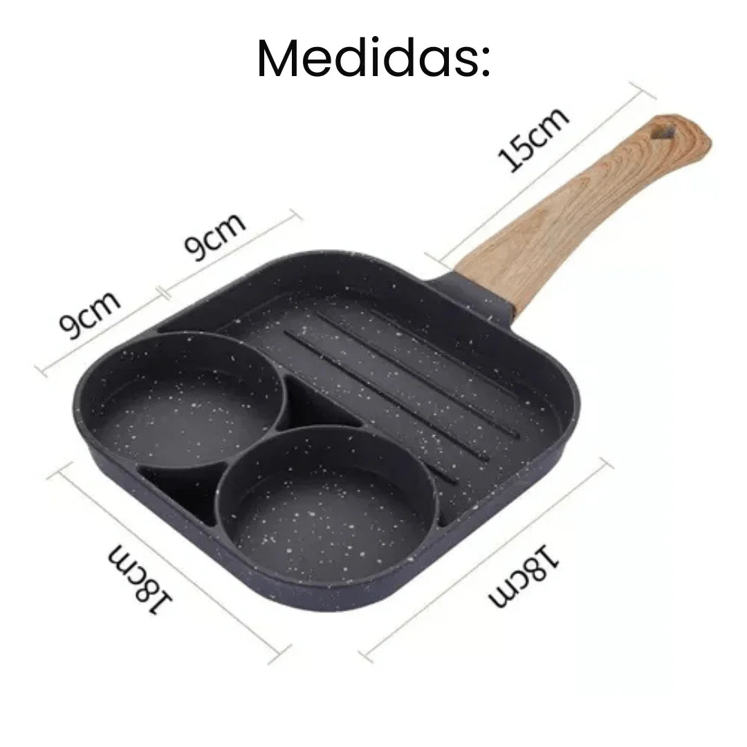 Frigideira Multifuncional Antiaderente 4 em 1