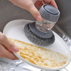 Escova de Limpeza com Dispenser de Detergente - Kit com 2 Unidades