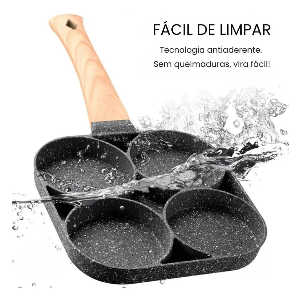 Frigideira Multifuncional Antiaderente 4 em 1