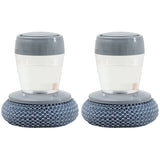 Escova de Limpeza com Dispenser de Detergente - Kit com 2 Unidades
