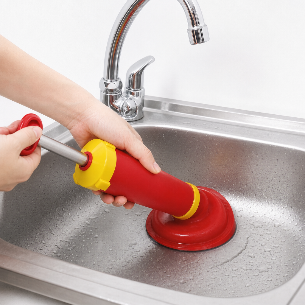 Desentupidor Manual De Vaso Sanitário Pia Ralo Cano Esgoto Tipo Bomba De Sucção Entrega Imediato