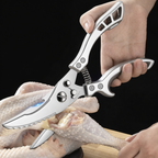 TESOURA DE COZINHA TRINCHANTE MULTIUSO ULTRA RESISTENTE EM AÇO INOX