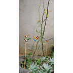 Kit com 5 Beija-Flores - Enfeite de Jardim