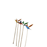 Kit com 5 Beija-Flores - Enfeite de Jardim