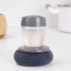 Escova de Louça/Panela De Aço com Dispenser Recipiente para Detergente.